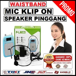 Mic Klip On Speaker Pinggang Untuk Presentasi/Ceramah/Mengajar