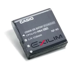 Casio NP-40 Camera Battery for Exilim EX-FC100 FC150 GE X600 P700 P600 P505 Z1000 Z1050 Z1080 Z1200 Z30 Z40 Z50 Z55 Z57 - Baterai Kamera