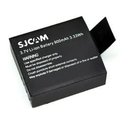 Replacement Battery 3.7V Li-ion 900mAh 3.3Wh for Action Camera SJCam, SJ4000, SJ5000, SJ6000, M10 - Baterai Kamera Aksi