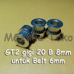 Timing Pulley GT2 20 Teeth Bore 8mm