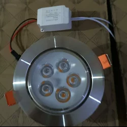 lampu ceiling plafon downlight led panel 5mata 5 mata 5watt 5 watt