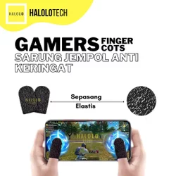 Finger Cots Sarung Tangan Jempol Anti Basah Keringat 2Pcs Game ML PUBG