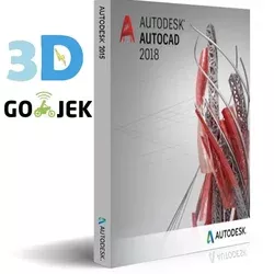 DVD 3D Design Software Autocad 2018 Full Version