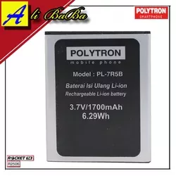 Baterai Handphone Polytron Rocket T4 R2506 Polytron W6500 PL-7R5B Batre HP Polytron R2506 Battery Polytron PL-7R5B Batu Batre Polytron W6500