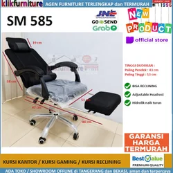 Kursi Kantor Kursi Gaming Kursi Manager Kursi Putar Recline SM 585