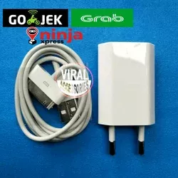 Charger Travel Adaptor Apple Iphone 3G 3 GS 4 4S iPod 1 2 3 4 iPad 1 2 3 Charge HP Apple iPhone Kabel Data Original