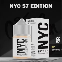 Liquid Freebase NYC 60ML - 03mg atau 06mg - New York Perfect Cheese by Hero 57 - rasa Keju Gurih Nikmat