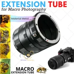 Manual Extension Tube Nikon Canon Sony Mirrorless Olympus Panasonic M42 untuk Foto Makro Extube