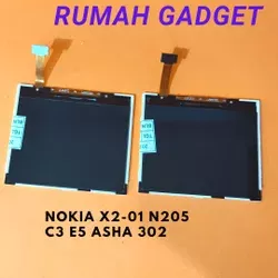 LCD NOKIA X2 01 N205 C3 E5 ASHA 302 ONLY