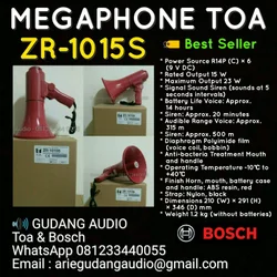 Jual Megaphone TOA ZR-1015S ( ada sirine )