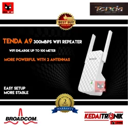 Range Extender/ Repeater TENDA A9 A301 Penguat Signal Wifi OEM TPLINK