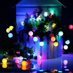 Lampu 5m LED Tumblr Hias Bulat - Lampu Natal anggur -Taman Cafe