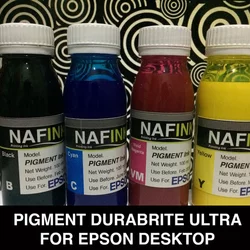 Tinta Pigment Durabrite Ultra Epson L100 L210 L110 L300 L310 L1300 M100 M200 T13 T30 T1100 WF7511 WorkForce Pro WP-4531 WP-4011 WP-4511 4521 1000 ml