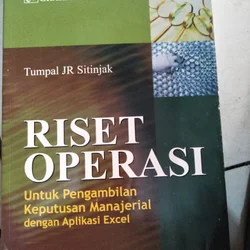 original riset operasi untuk pengambilan keputusan manajerial dengan aplikasi