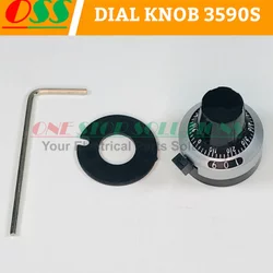 DIAL KNOB ANGKA LINEAR SCALE KHUSUS BOURNS 3590S RV24 POTENSIO TUTUP