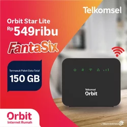 Router Wifi Telkomsel Orbit Star Lite HKM0126 Home Router 4G LTE Free Kuota 50GB