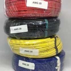 Kabel AWG 20 awg20 Serabut Tembaga Putih Eceran 1Meter Jumper Cable