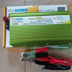 Power Inverter DC to AC 1000 Watt Perubah DC 12V ke AC PLN 220V SUOER