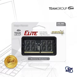 Memory Team Elite Sodimm DDR4 PC19200 2400Mhz 8GB Ram - Sodimm DDR 4 Notebook & Laptop - TED48G2400C16-SBK