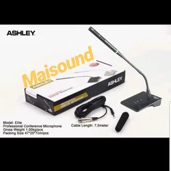 MIC PODIUM ASHLEY ELITE MICROPHONE MEJA CONFERENCE ASHLEY HITAM BLACK