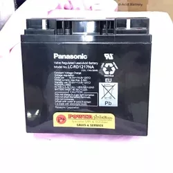 Battery Vrla Panasonic 12V 17Ah aki baterai kering Panasonic 12V 17Ah