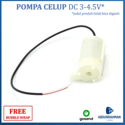 Pompa Air DC 2.5-6V Celup Mini - Micro Submersible Water Pump