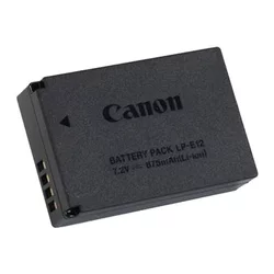 Canon LP-E12 Battery Camera for Canon Mirrorless EOS-M M2 M10 DSLR Rebel SL1 100D Kiss X7 Digital Cameras Charger LC-E12 - Baterai Kamera - Black