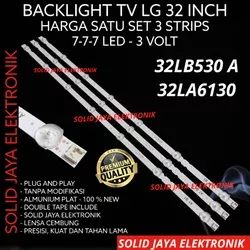 BACKLIGHT TV LED LG 32 INC 32LA6130 32LB530A 32LB530 A BL 3V 7K LAMPU 3 VOLT 7 KANCING 32LB 32LA 32 LB 530 A BL LG 32 INC 32INC LED