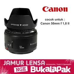 Lens Hood untuk Lensa Fix Canon 50mm F1 8 Yongnuo Lenshood Prime Nikon AFD