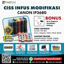 CISS Infus Modifikasi Plus Tinta Printer Canon IP3600 IP3680 IP4600 IP4680 MP638 MP545 MX876 IP4760