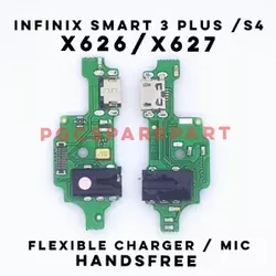 Original Flexible Connector Charger & Mic & Hansfree Infinix X626 - Smart 3 Plus - S4 - Flexibel Fleksibel Konektor Papan PCB Casan Cas