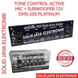 TONE CONTROL AKTIF KONTROL ACTIVE STEREO SUBWOOFER MIC 12V KARAOKE PLUS PANEL DMS205 X DMS 205 DMS-205 PLATINUM ORIGINAL