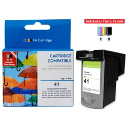 Cartridge Tinta Recycle Canon CL41 CL-41 CL41 Color Refill Infus Compatible Printer iP1880 iP1980 MP145 MP170 MP460 MP198 MP228 MP476 MX308 MX318