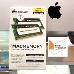 Mac Memory/RAM DDR3 1066/1067MHz PC3-8500 8GB KIT (4GB x 2Keping) Macbook, Macbook Pro, iMac, Mac Mini Corsair