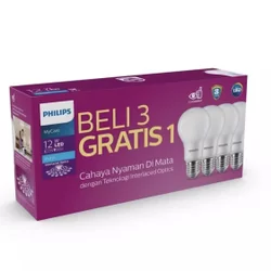 Paket Lampu Philips Led Bulb 13w 13 watt Philips Beli 3 Gratis 1