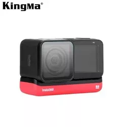 SCREEN PROTECTOR LCD plus LENS TEMPERED GLASS KINGMA FOR INSTA 360 ONE R ANTI SCRATCH RESISTANT