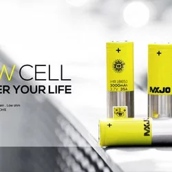 BATERAI MxJO KUNING 18650 3000 mAh - Batre vape MXJO TERMURAH not awt