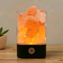 Lampu Tidur LED Crystal Salt Lamp of Himalaya Lava Lamp - K-16