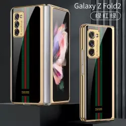 Case Samsung Galaxy Z Fold 2 Hardcase GKK ORIGINAL Marble Luxury Stripes Pattern Gl Case
