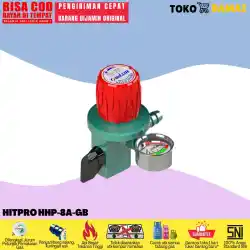 Regulator Gas Tekanan Tinggi dengan Meteran HITPRO Regulator High Pressure (HHP-8A-GB)