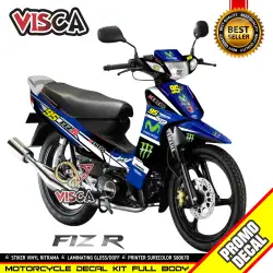 Decal Fiz R Full Body Decal F1zr Stiker Fiz R Variasi Decal Fizr Stiker Motor Fiz R Full Body Striping Fiz R Variasi Terbaru Hologram Desain Movistar