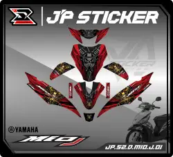 MIO STICKER DECAL FULL BODY MIO J - STICKER STRIPING MOTOR YAMAHA MIO J VARIASI HOLOGRAM (JP.S2) 01