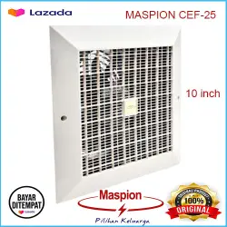 Maspion MSP CEF 25 Ceiling Exhaust Fan / Kipas Exhaust Plafon Hexos 10 Inch / 25cm CEF-25 / CEF25