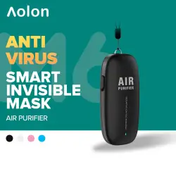 Aolon Smart invisible mask M6 pembersih udara ruangan anti virus kalung ionizer pria keren buat gaya 150 million Negative Ion Wearable Necklace Air Purifier ionizer Mini cewek mewah Personal Air purifiers Remove PM2.5 Low Noise Car Air Freshener