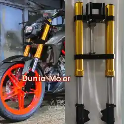 USD UP SIDE DOWN TIGER CB CBR 150 K45 FACELIFT LOKAL MEGAPRO CB VERZA ADJUSTABLE- SHOCK DEPAN CBR 150 BISA DI MODIFIKASI KE MOTOR VIXION BYSON SCORPIO R15 R25 RX KING THUNDER SATRIA FU SONIC DLL