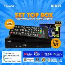 ALDO Set Top Box STB03 - TV Box Digital - Unit - Set Top Box Tv
