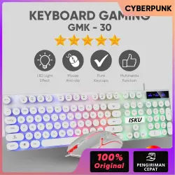 keyboard komputer pc Keyboard Gaming mechanical Full Set keyboard Mouse Combo keyboard komputer pc keyboard untuk laptop mechanical komputer Gaming Full Set Mouse dan Keyboard USB Cable RGB