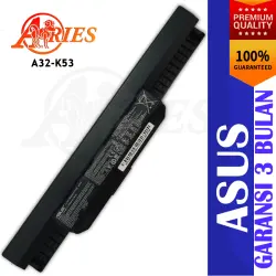 Baterai Laptop ASUS A32-K53 A43, A43B, A43E, A43F, A43J, A43U, A43S, X44, A53, A53B, A53E, A53J, A53S, A53T, K43, K43B, K43F, K43J, K43S, K43T, K53, K53B, K53J, K53S, K53T, X43, X43B, X43E, X43S, X43T, X43U, X43V, A32-K53, A42-K53, ASUS A43, A53 series