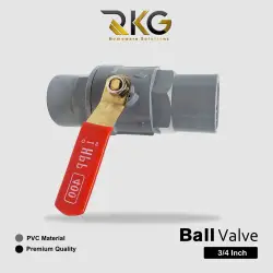 Ball Valve 3/4 Inch Gagang Besi l Stop Kran Keran Pvc Handle Besi